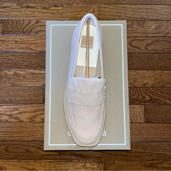 Dolce Vita Elias Loafer Tan Dune Suede Women’s Size 11 Penny Slot Lug Sole - Picture 13 of 16